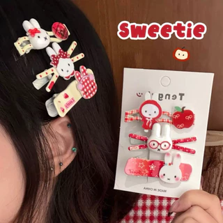 Cute 469 กิ๊บติดผม กิ๊บหนีบผมกระต่ายสุดคิ้วท์ 3 ชิ้น / แพ็ค