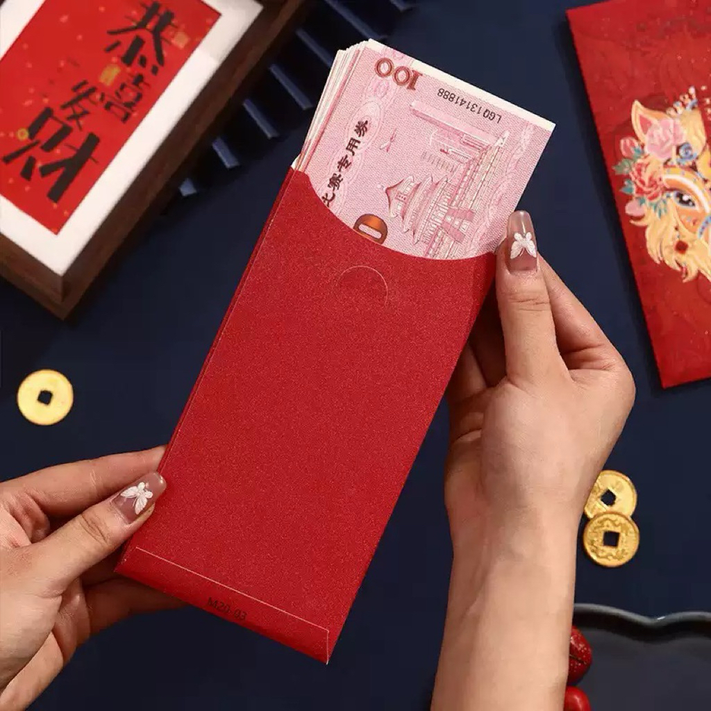 พร้อมส่ง ชุด ซองอั่งเปา ซองใส่เงิน ซองแดง ปีม้า 2026 ลายขายดี แบบทางการ เหมาะกับให้ผู้ใหญ่ และคนรัก มี 6 ซอง 6 ลาย - รูปที่ 2