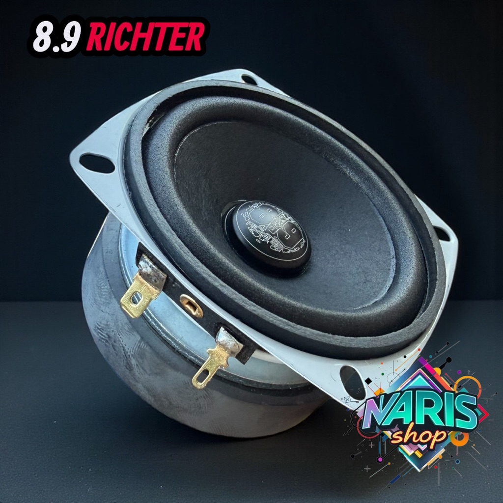 3นิ้ว 8.9Richter ดอกลำโพงเสียงกลาง ฟรูเรนจ์ 4โอห์ม 30วัตต์