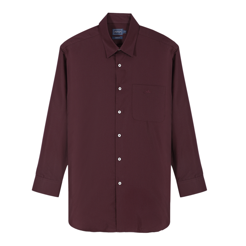 ARROW เสื้อเชิ้ต Non Iron แขนยาว ทรง Slim สีเทา รุ่น MACS808 GY