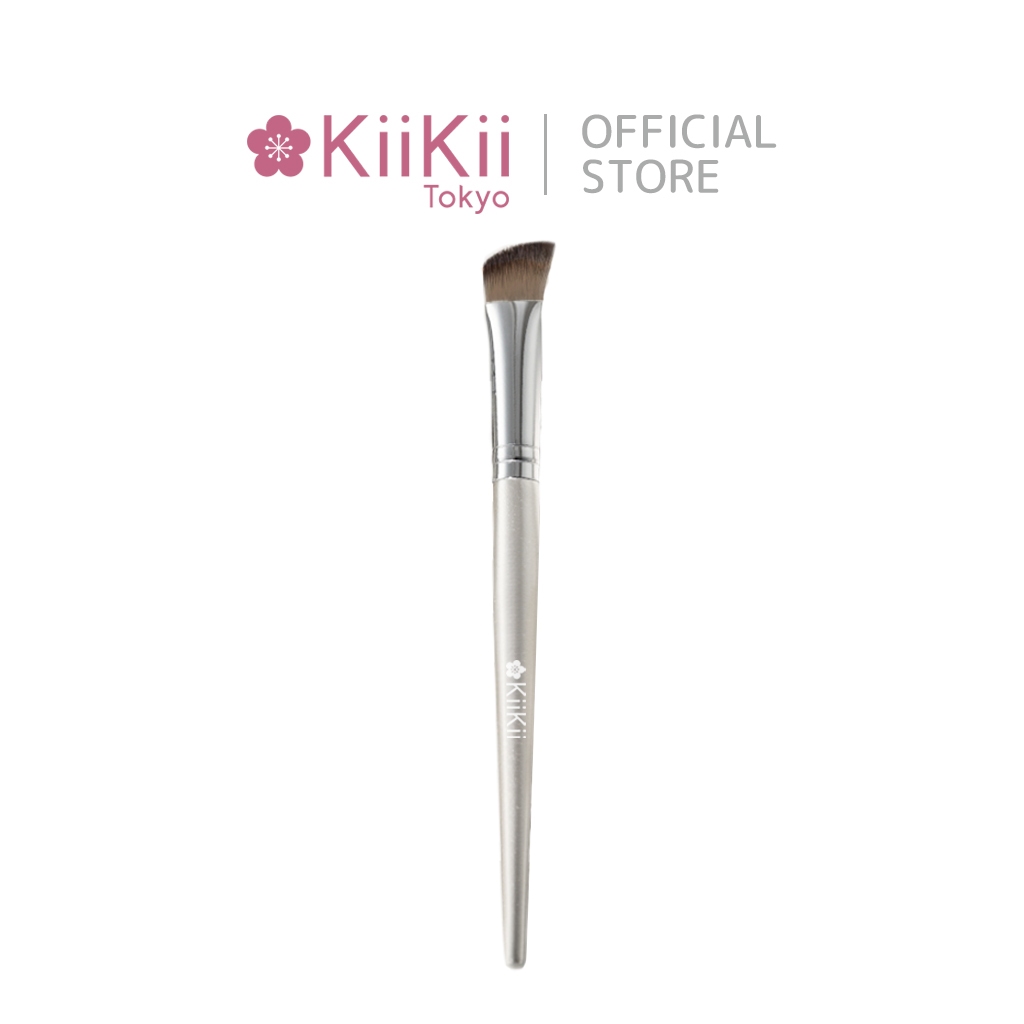 KiiKii แปรงรองพื้น แปรงปัดแก้ม แปรงไฮไลท์ แปรงคอนทัวร์หัวเฉียง เน้นโหนกแก้ม ขนแปรงนุ่ม เกลี่ยผงเนียน ไม่เป็นก้อน
