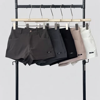 Atipashop - OFFICE SMART SHORTS (#7282) กางเกงขาสั้น ทรงสวย สีพื้น ผ้าพรีเมี่ยม