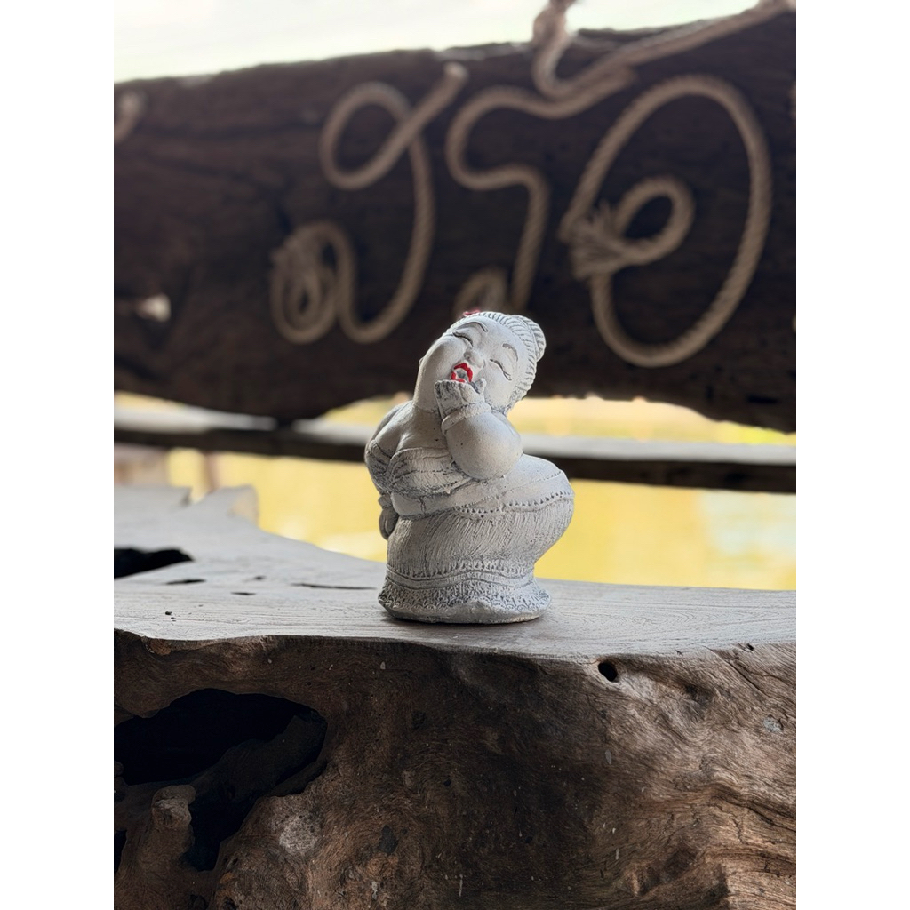 💋 สาวอวบจุ๊บใจ สไตล์วินเทจ น่ารัก ขำเบาๆ ตุ๊กตาปูนปั้น