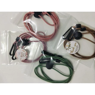 Sสายคล้องแมสรุ่นยางยืดปรับได้สายไม่ยาว.ยาวประมาณ34-37cmวัดแบบพับครึ่ง***สายไม่ยาว**(สั่ง7แถม1)ส่งจากไทยจ