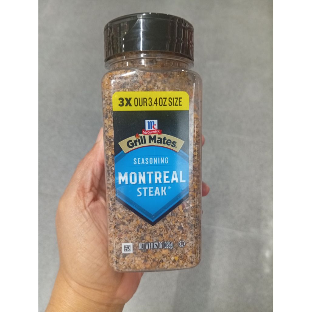 Mccormick Grill Mates Montreal Steak Seasoning 329gเครื่องปรุงรสสำหรับทำเสต๊ก 329กรัม