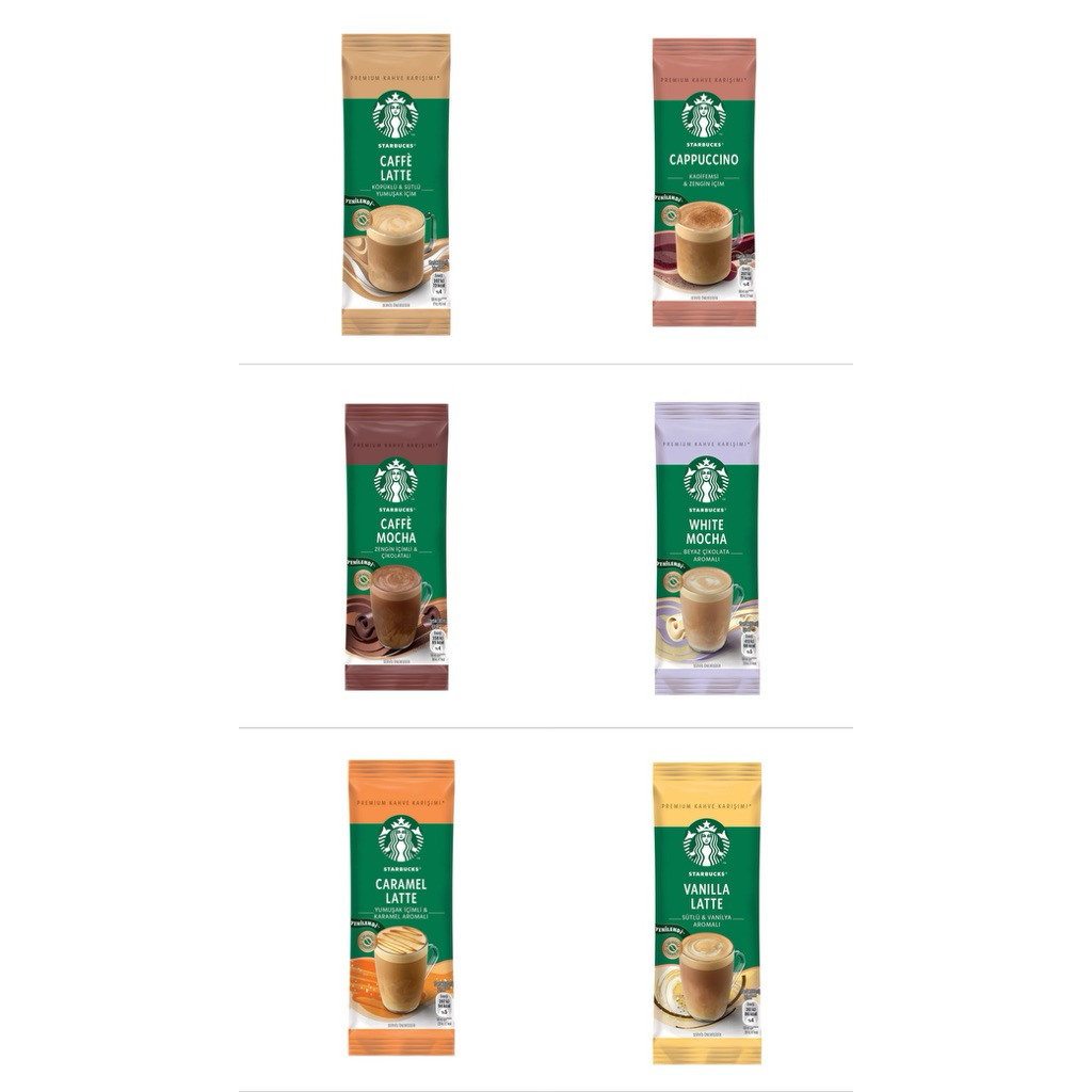 Premium coffee กาแฟสตาร์บัค starbucks coffee แบบซอง 3in1 ของแท้จากตุรกี