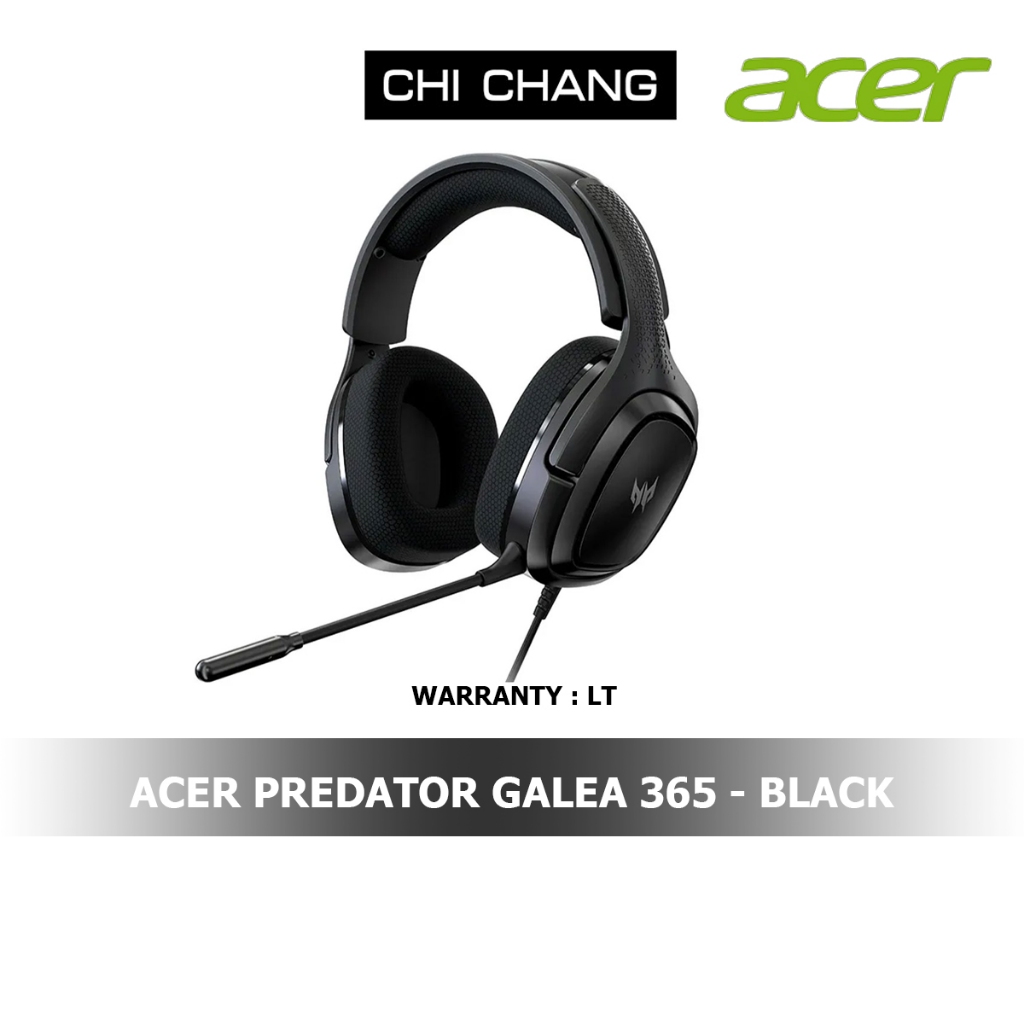 ACER HEADSET PREDATOR GALEA 365 # ZL.Z01ST.01P /ประกัน Lift Time เคลมได้ 1 ครั้ง ตลอดการใช้งาน