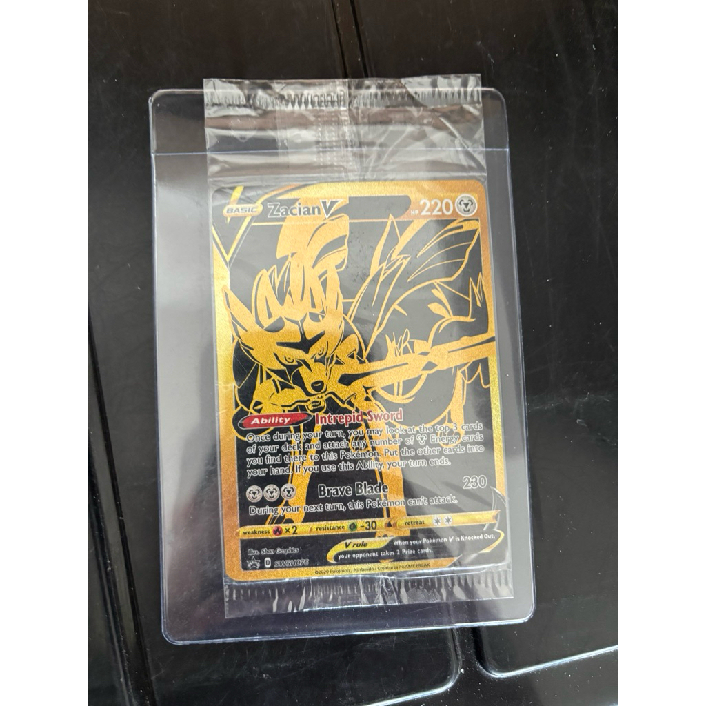 Zacian V Sealed Card
