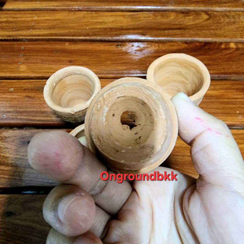 🌰พร้อมส่งกระถางดินเผามือ1 กระถางต้นไม้ขนาดมินิมอล กระถางต้นไม้ขนาดเล็ก กระถางบ้านกุ้ง บ้านปลา🌰 - รูปที่ 3