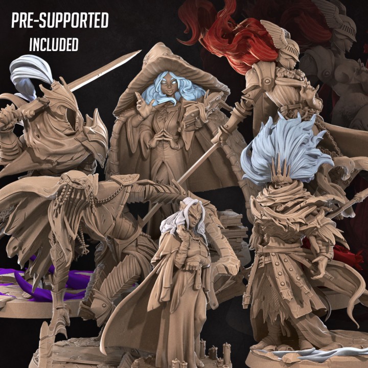 Bullet Souls : Collection : Miniature Resin โมเดลบอร์ดเกม ผลิตตามสั่ง DnD Tabletop Mimic