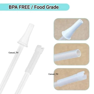 หลอดสำหรับกระบอกน้ำ ขวดน้ำ พร้อมแปรงล้าง BPA FREE /Food grade