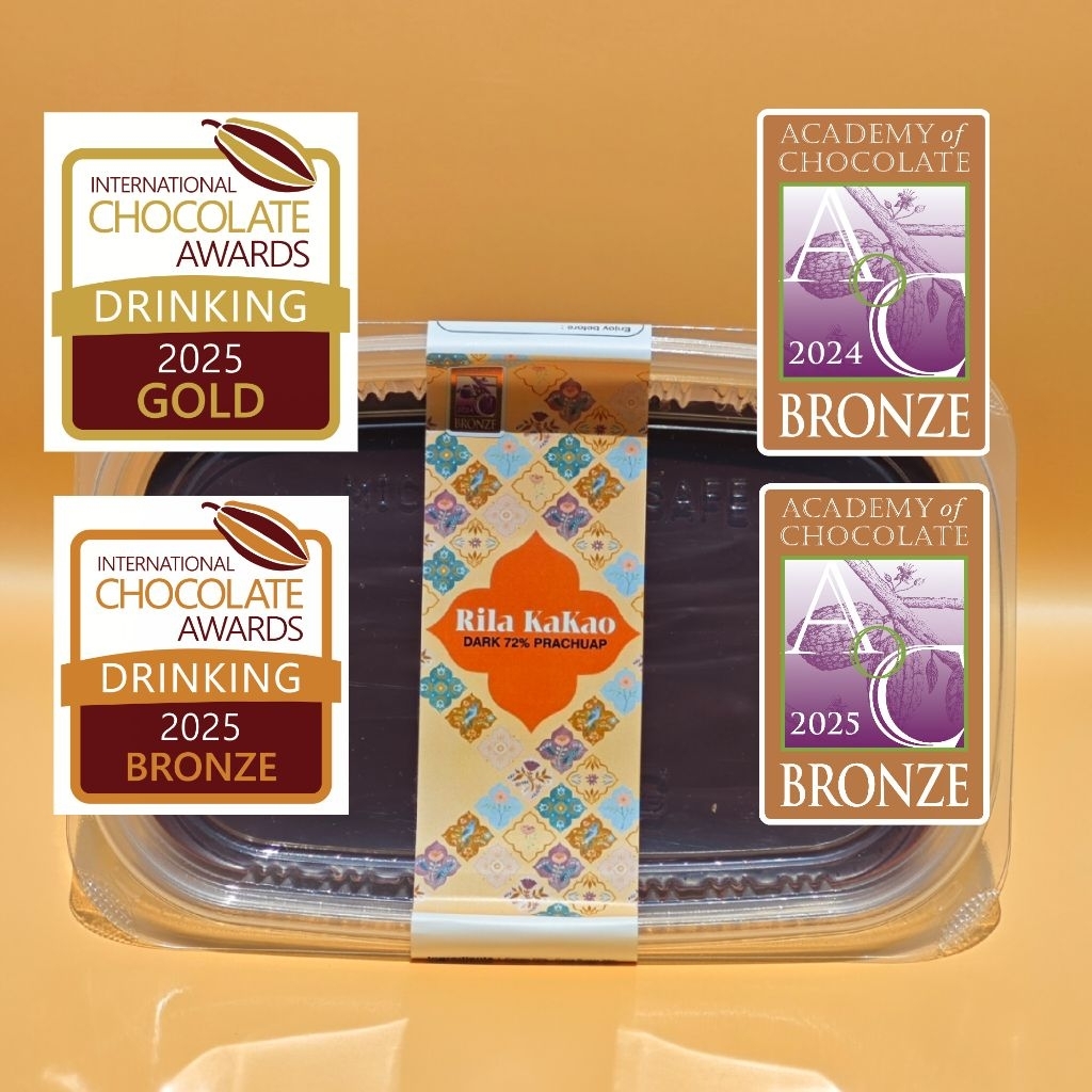 โกโก้แมส 72%ประจวบ ช็อกโกแลตแท้เกรดพรีเมี่ยม Cocoa mass Dark chocolate 72%Prachuap (500g)