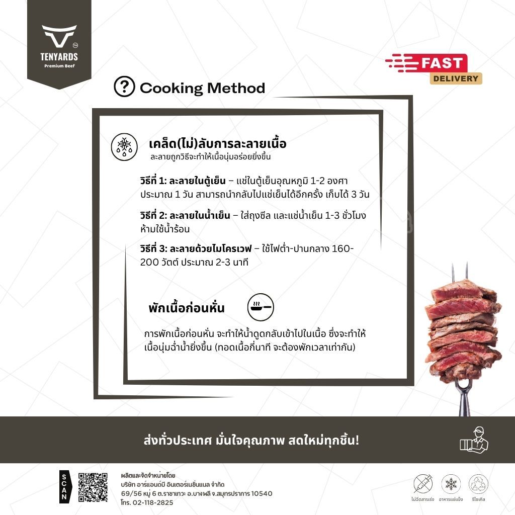 ซื้อ 1 แถม 1 เนื้อไหล่วากิวออสเตรเลีย สไลซ์ - รูปที่ 2