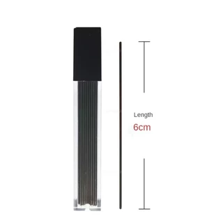 ของมาใหม่！1000ชิ้น/กล่อง ไส้ดินสอ ใส้ดินสอกด 0.5mm สำหรับ2b ความยาว6CM วัสดุเรซิ่น ติดตั้งง่าย สำหรับนักเรียน