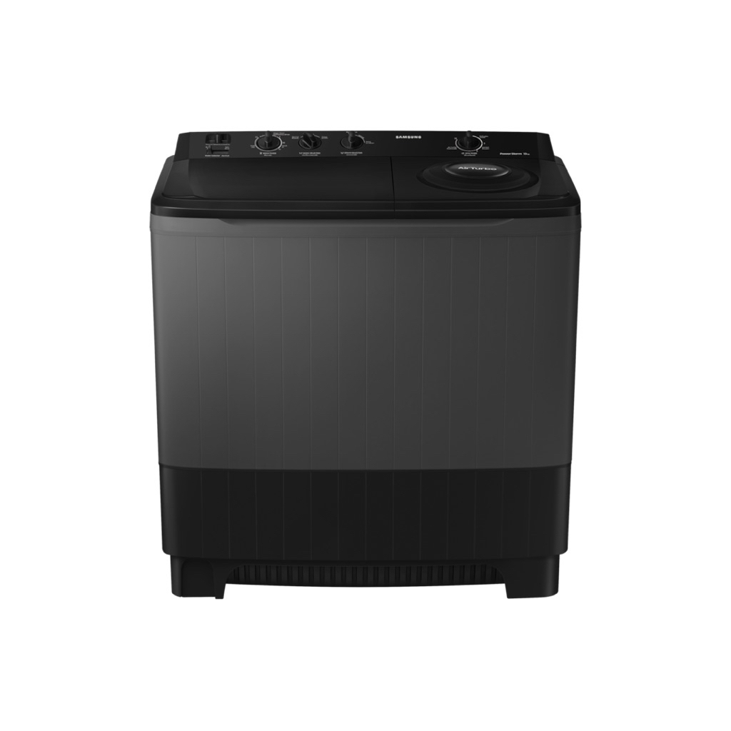 Samsung เครื่องซักผ้า 2 ถัง 13 kg รุ่น WT13B5040 ดำ-เทา