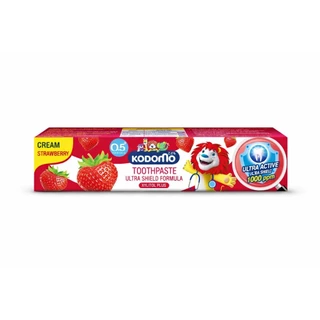 [แพ็ค3หลอด] Kodomo ยาสีฟันเด็ก โคโดโม อัลตร้า ชิลด์ แบบครีม 3 หลอด ขนาด 40 กรัม และ 65 กรัม
