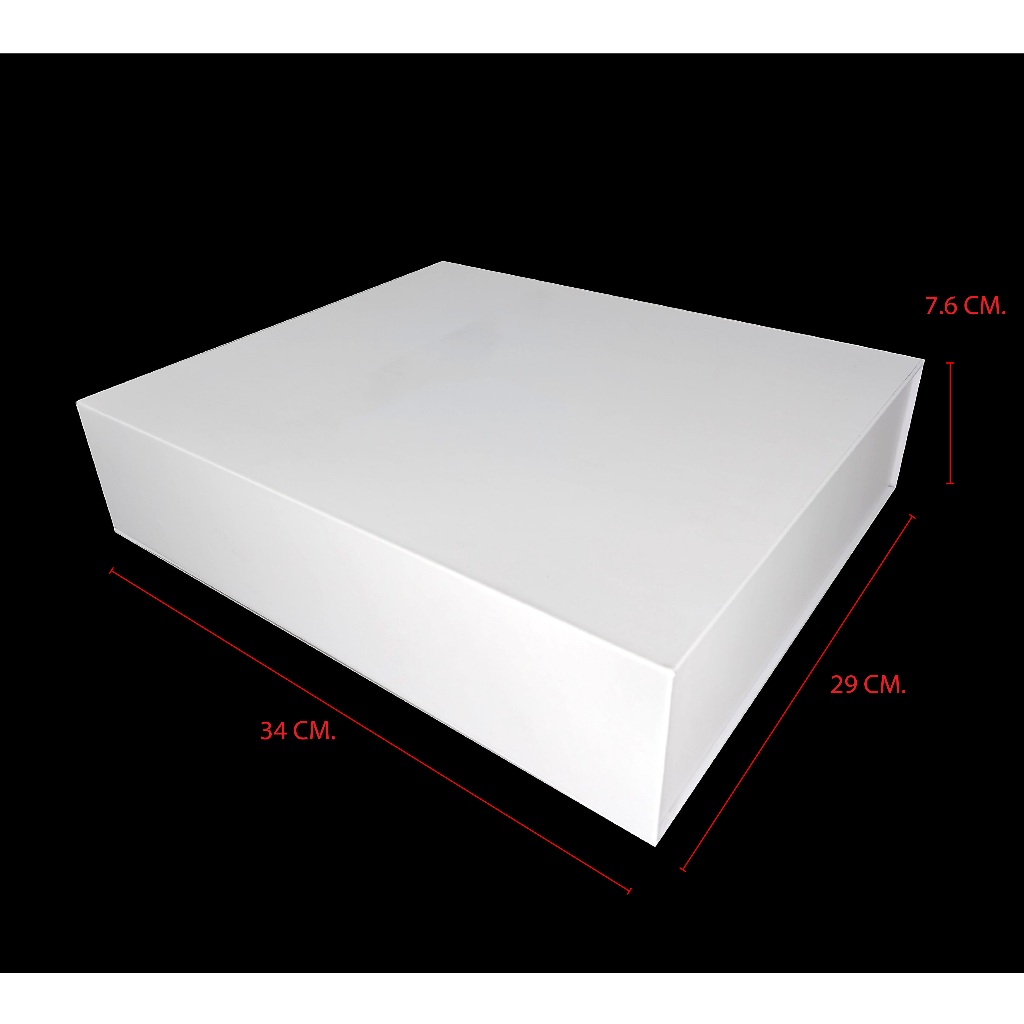 RD939 กล่องจั่วปัง ทรงฝาเปิดแม่เหล็ก ขนาด 29.4 x 34.4 x 7.8 ซม. ฐานยื่น 0.3 ซม.