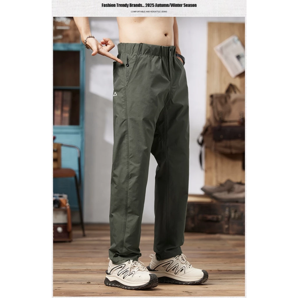 A2216#กางเกงแฟชั่นสไตล์เกาหลีล่าสุด ผ้ายืดใส่สบายกระเป๋ามีซิป thumbnail 10