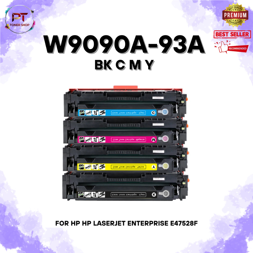 HP W9090A-93A ตลับหมึกพิมพ์เทียบเท่า For HP LaserJet Enterprise E47528F