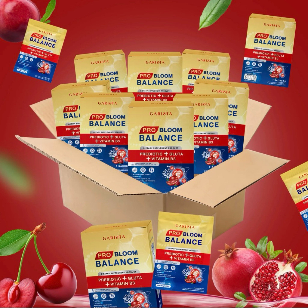 GARISTA PRO BLOOM BALANCE ผลิตภัณฑ์เสริมอาหาร ตรา การิสต้า โปรบลูมบาลานซ์ 105G. หมดอายุ 28.10.2027 (