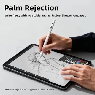 GOOJODOQ Universal Stylus แม่เหล็ก พร้อมจอแสดงผลพลังงาน For Android For หน้าจอสัมผัส