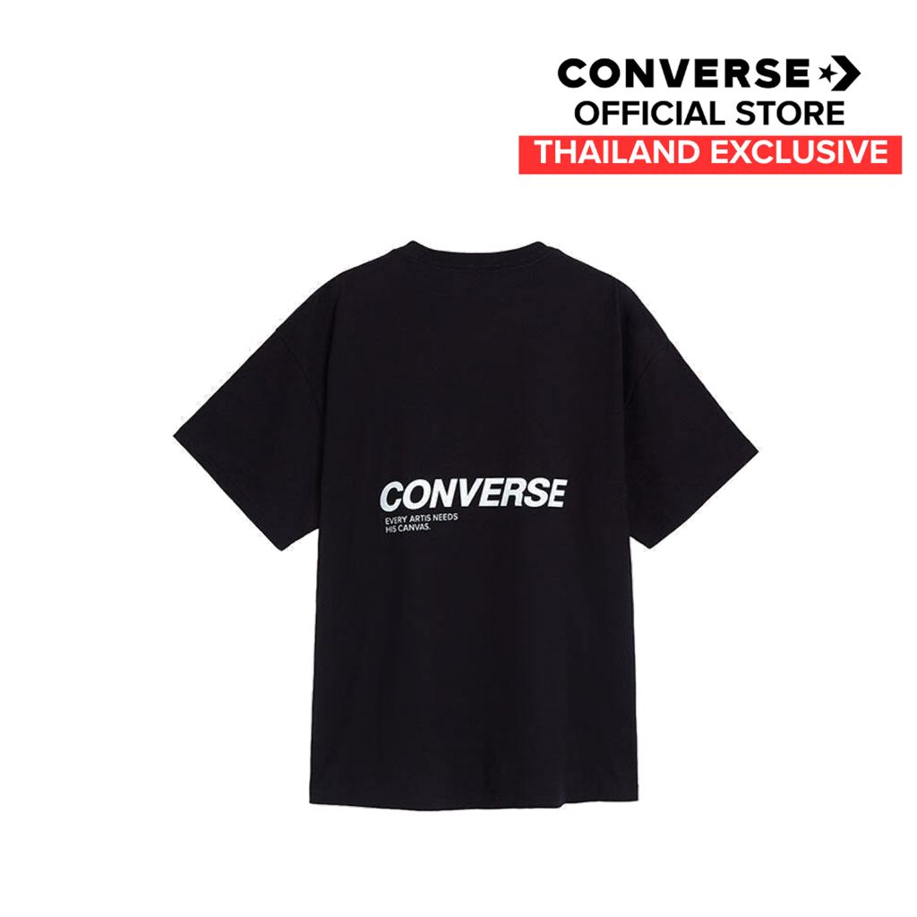 CONVERSE เสื้อยืด KEY POINT OF ARTIST TEE BLACK ผู้ชาย 1230012AU_H5BKXX