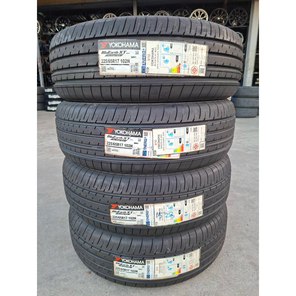 🚘🚔yokohama 225/65/17 AE61 ญี่ปุ่น ยางใหม่ปี24