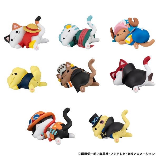 (🔴PRE-ORDER) MEGA CAT PROJECT ONE PIECE Oyasumi Nyan Piece Nya-n! Petari! 8Pack BOX ของแท้ 💯