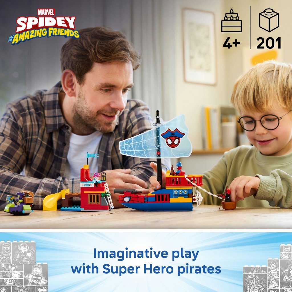 LEGO Spidey ‏11208 سفينة قراصنة فريق سبايدي (201 قطعة) — صورة 5