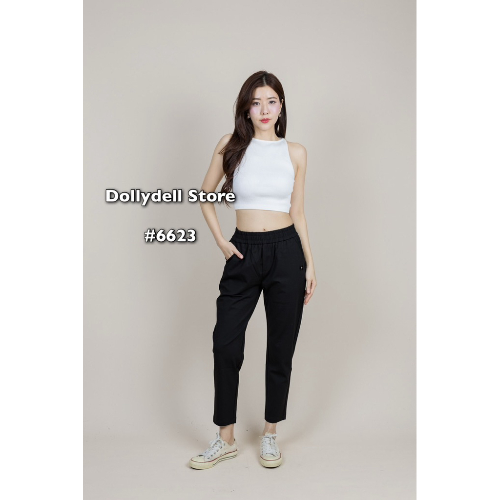 กางเกงวอร์มขายาวDolly รุ่น#D6623 เอวยางยืดเนื้อผ้าคุณภาพดีทรงสวยมาก ใส่สบายสุดๆๆ