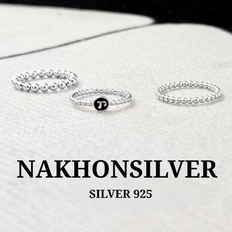 ไข่ปลานะโม(แนะนำ)​// เงินแท้ 92.5