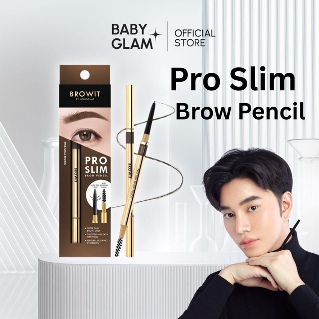 (ของแท้100%) บราวอิท โปร สลิม บราว เพนซิล Browit Pro Slim Brow Pencil LIVE