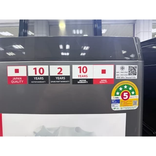 TOSHIBA เครื่องซักผ้า ระบบ INVERTER มอเตอร์ต่อตรง ความจุ 16 โล รุ่น AW-DUN1700MT(SG) ประหยัดไฟ 5 ดาว