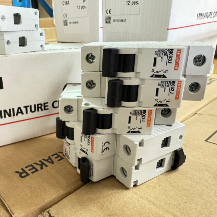 MCB Hitachi Breaker BK63J 1P 6kA เบรกเกอร์ ลูกย่อย