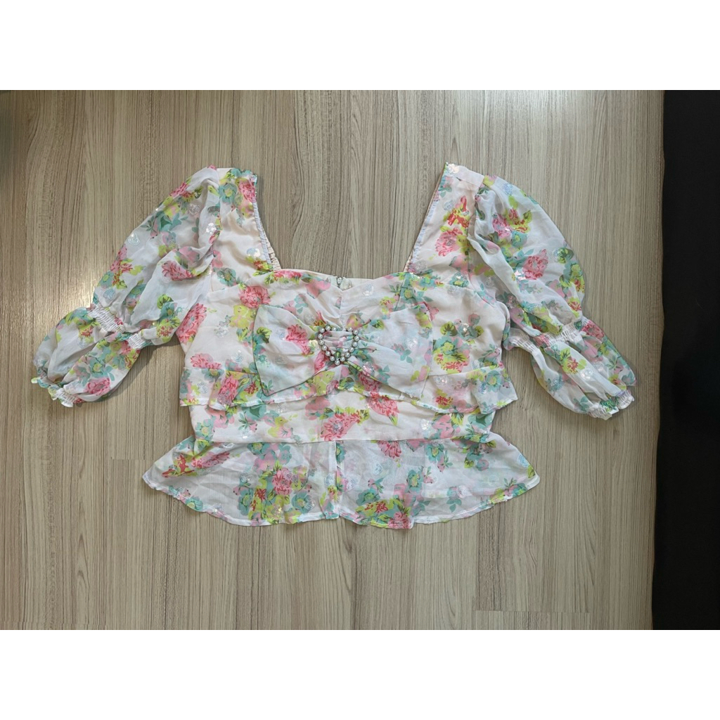 เสื้อLalamerมีซิปหลัง(ส่งต่อไซส์5XL)