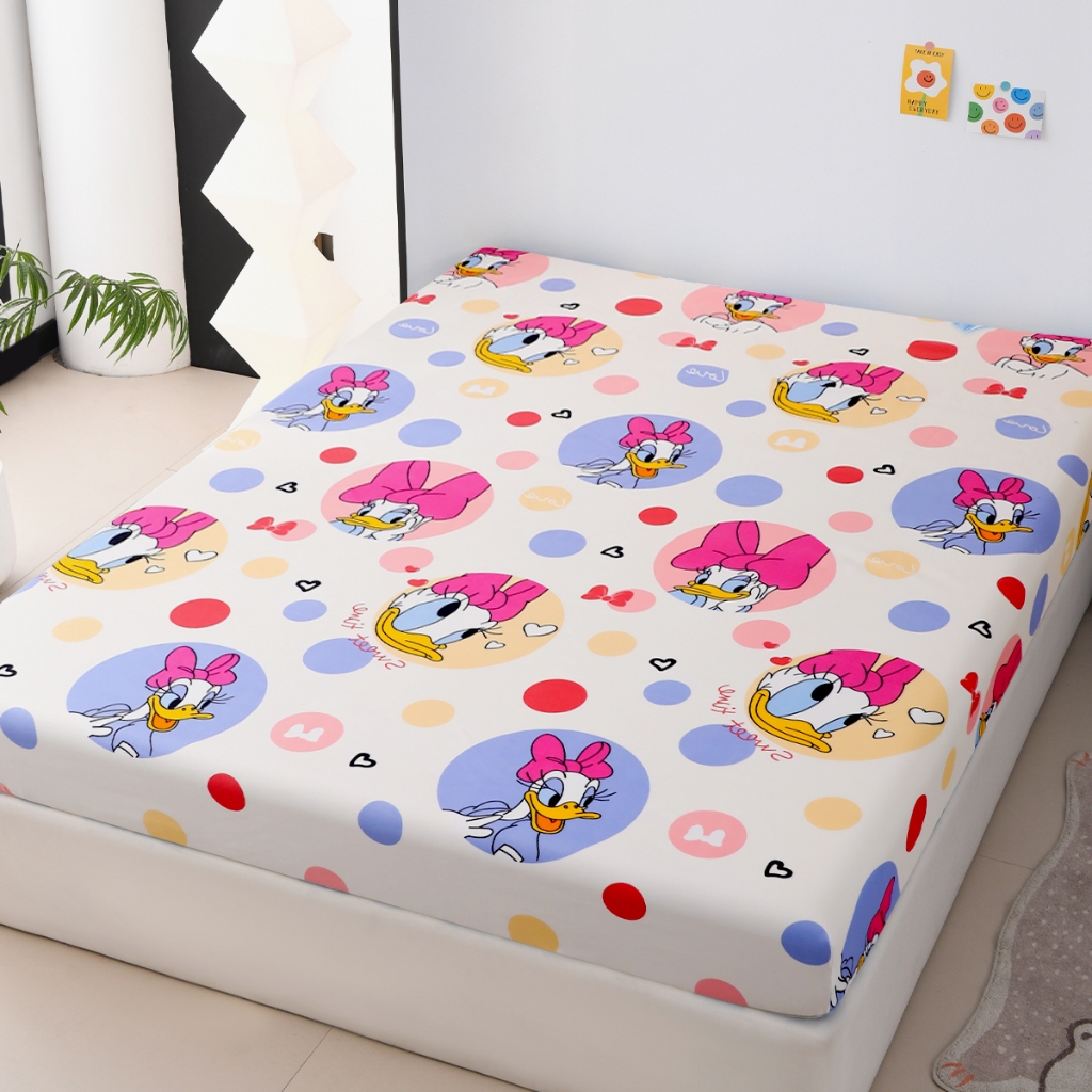 ผ้าปูที่นอน 3ฟุต/3.5ฟุต/5ฟุต/6ฟุต กันไรฝุ่น ผ้าปูที่นอนอย่างเดียว นอนสบาย ผ้าปูที่นอนรัดมุม การ์ตูน ผ้าปูที่นอนไร้ฝุ่น - รูปที่ 7
