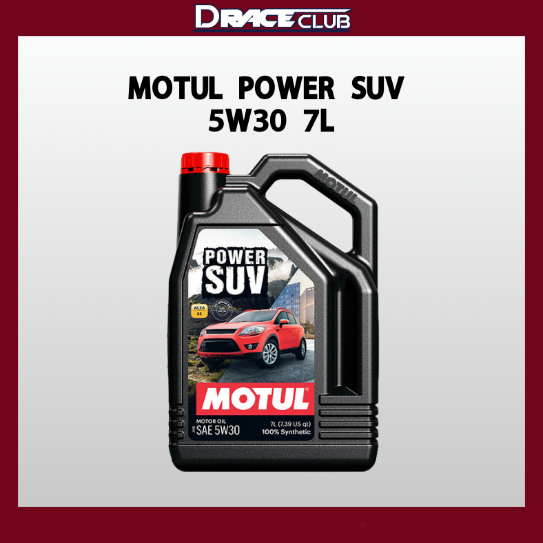 MOTUL น้ำมันเครื่องสังเคราห์ะแท้ ดีเซล รุ่น Power SUV (5W-30, 5W-40) 7 ลิตร / 1ลิตร
