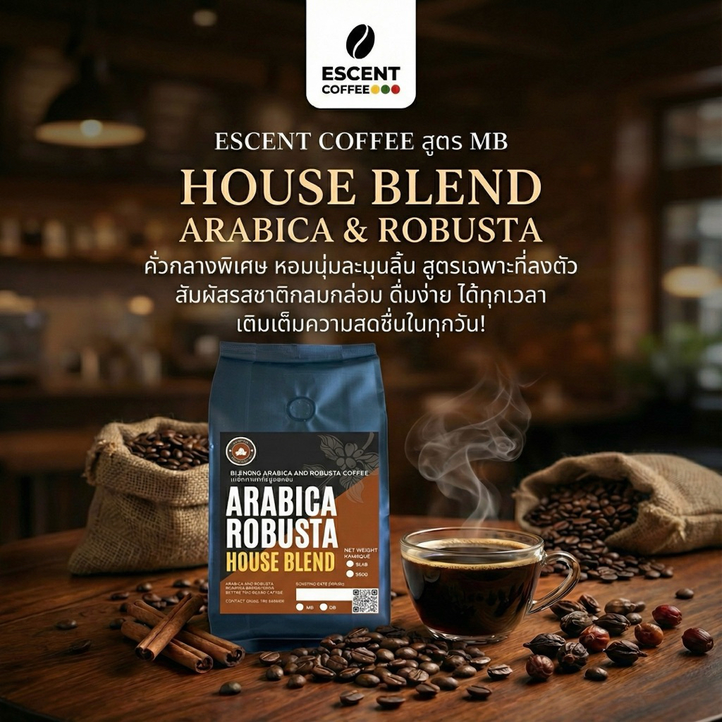 เมล็ดกาแฟดอยช้างอาราบิก้า 100 % เกรดมาตรฐาน จากโรงคั่วบนดอยช้างจังหวัดเชียงราย - 6