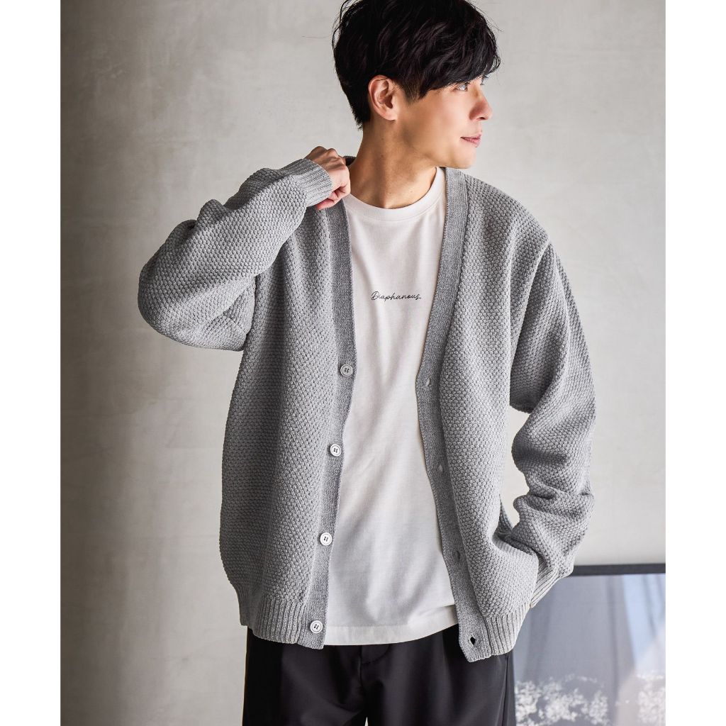 GLOBAL WORK เซ็ตคาร์ดิแกน น้ำหนักเบา ยับยาก Mall Cardigan (SET)