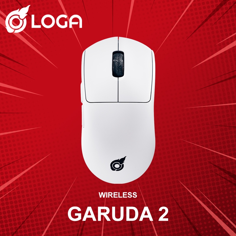 เมาส์เกมมิ่งไร้สาย LOGA Garuda 2 Wireless ประกันศูนย์ 2 ปี