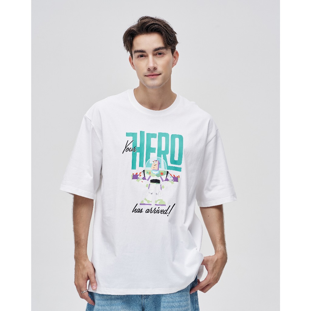 Niyom Jeans collection Toy Story : เสื้อยืด Oversize รุ่น TSO-D107 สกรีนลาย ผ้าCotton ผ้ายืด