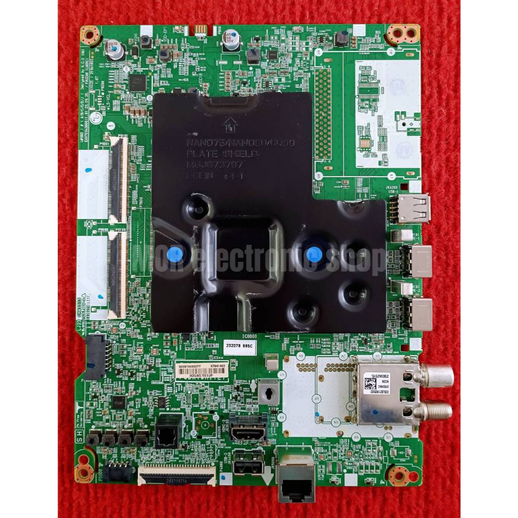 เมนบอร์ดทีวี LG สำหรับรุ่น 75UT8050PSB.ATMFLJD พาสบอร์ด EAX70043606 อะไหล่ของแท้ของถอดจากเครื่องใหม่