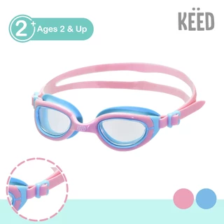 ✨NEW✨KEED : แว่นตาว่ายน้ำเด็ก เลนส์ใส มีตัวล็อคด้านข้าง เหมาะสำหรับน้องอายุ 2 ขวบขึ้นไป *0666*