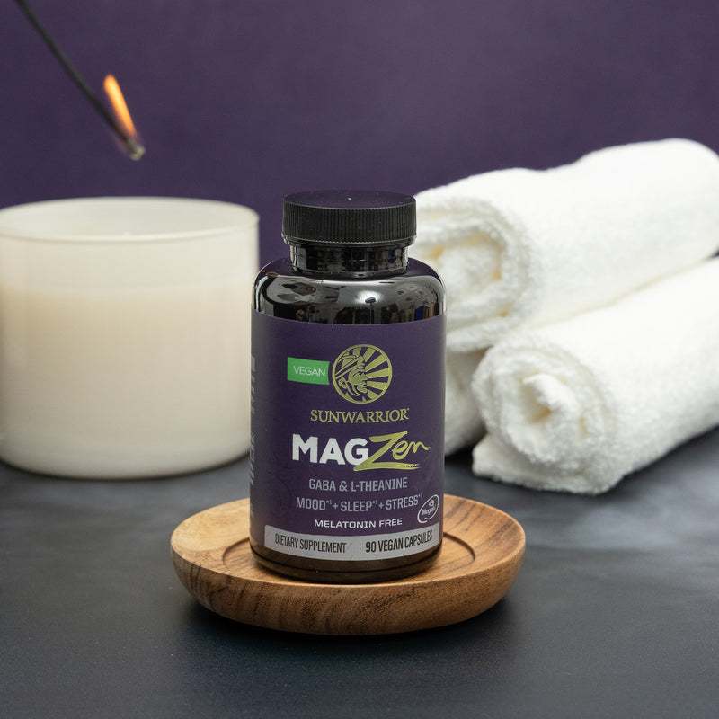 Sunwarrior Magnesium + Zen Capsules | ซันวอร์ริเออร์ แมกนีเซียม + เซน แคปซูล