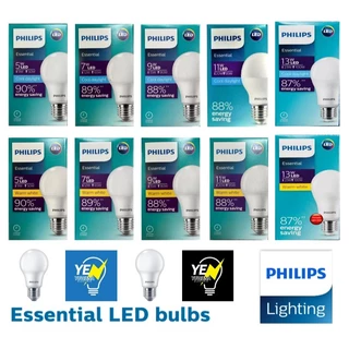 Philips ยกลัง (12หลอด) หลอดไฟ LED Philips Bulb LED 5w 7w 9w 11w 13wขั้วE27 ประหยัดไฟ ทนทาน