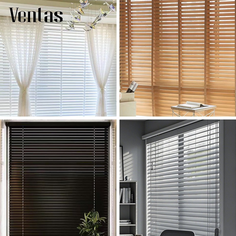 Ventas มู่ลี่หน้าต่าง pvc มู่ลี่ มู่ลี่ไวนิลพีวีซี มู่ลี่หรี่แสงไ ติดตั้งง่าย ระบายอากาศได้ดี