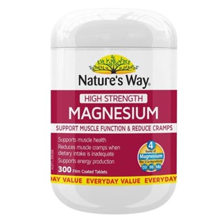 Nature's Way High Strength Magnesium 600 mg 150-300 tablets