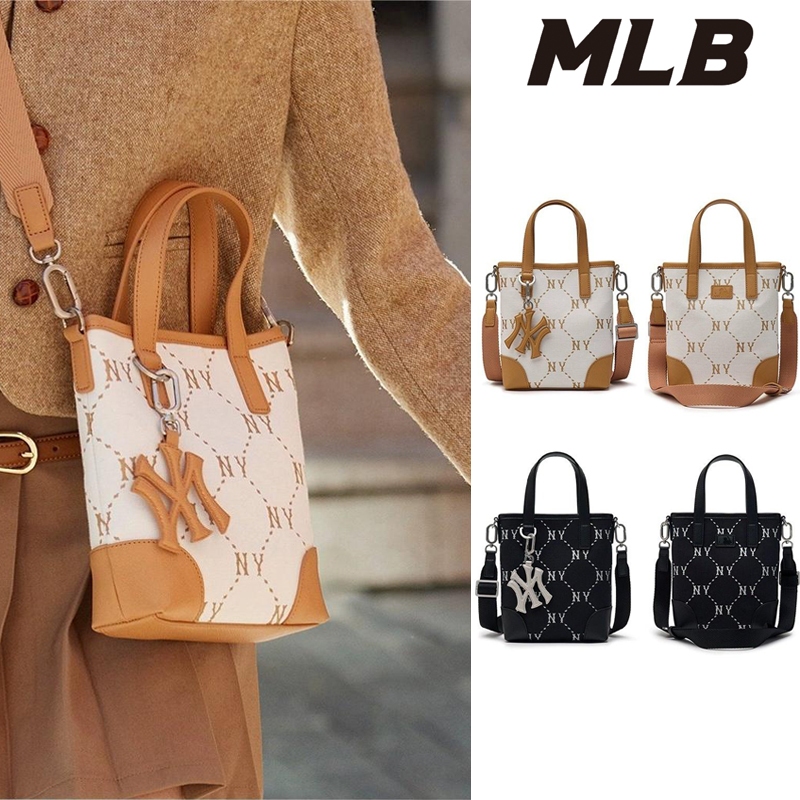 MLB New York Yankees Retro สายตายาวแฟชั่น Casual เดินทางหนังเทียมไหล่ข้างเดียวกระเป๋าถือผู้ชายและผู้หญิงสไตล์เดียวกันสไต