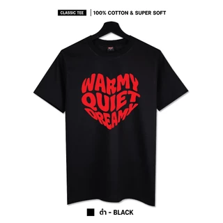 ผ้า cotton แท้ 100% [Super Soft] อย่างดี หนานุ่ม ใส่สบาย ไม่ร้อน ลาย WARMY QUIET DREAMY 292 - Man ผู้ชาย Women ผู้หญิง C