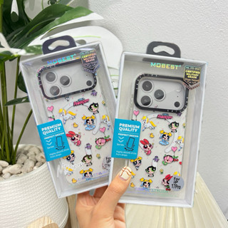 🎉Mobest เคสใสลาย พาวเวอร์พัฟฟ์เกิร์ล มีแม่เหล็ก สำหรับรุ่น i…